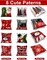 Christmas Pillow Covers Set of 4, Double-Sided Print 18" x 18" – 8 Cute Holiday Patterns, Throw Pillow Covers for Sofa, Couch, Bed, Christmas Home Decor
